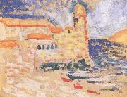 Henri Matisse View of Collioure(The Bell Tower) (mk35) oil painting picture wholesale